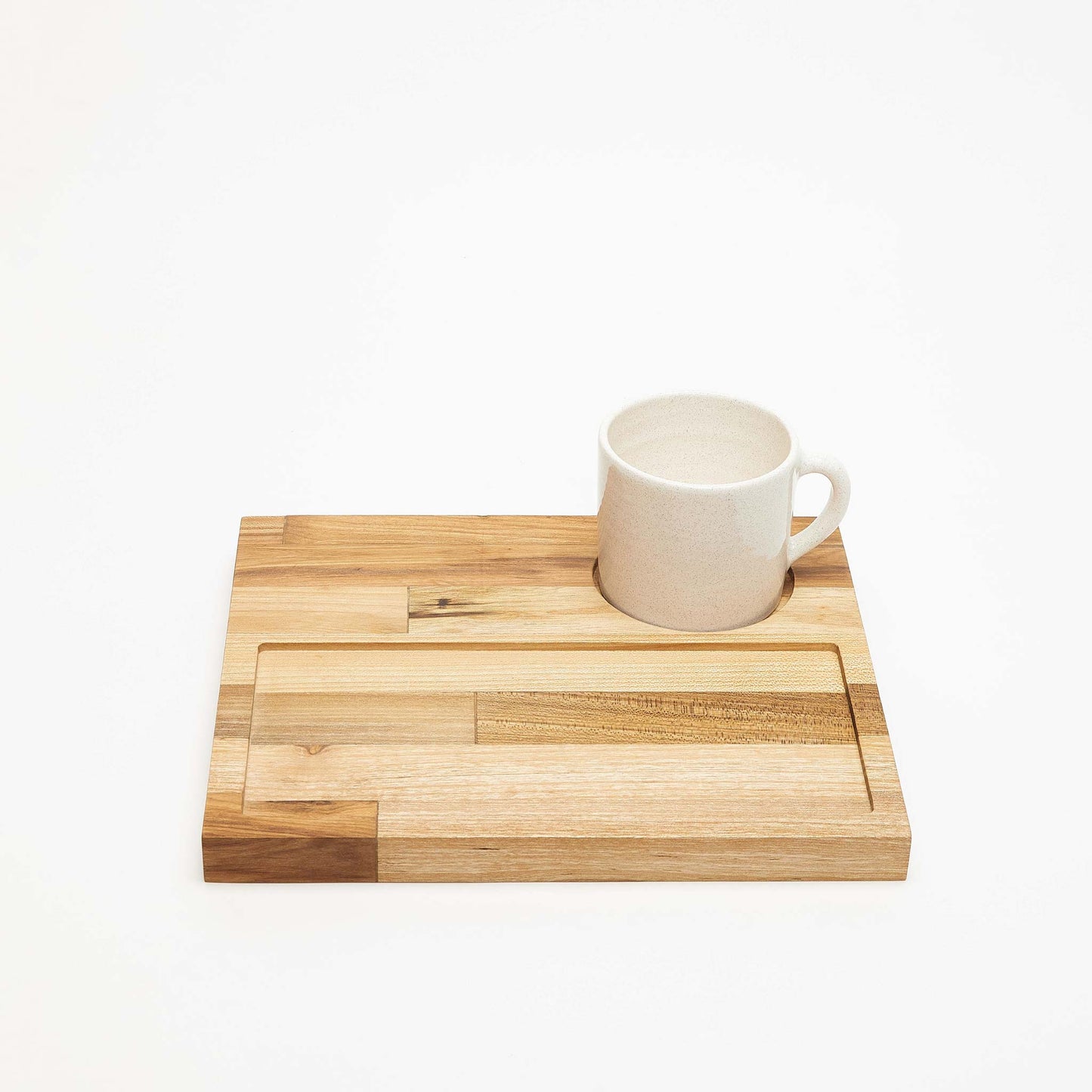 Tabla desayuno con taza